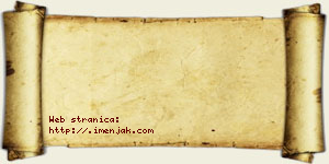 Vera Jakupi vizit kartica